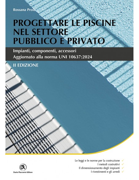 Progettare le piscine nel settore pubblico e privato - copertina